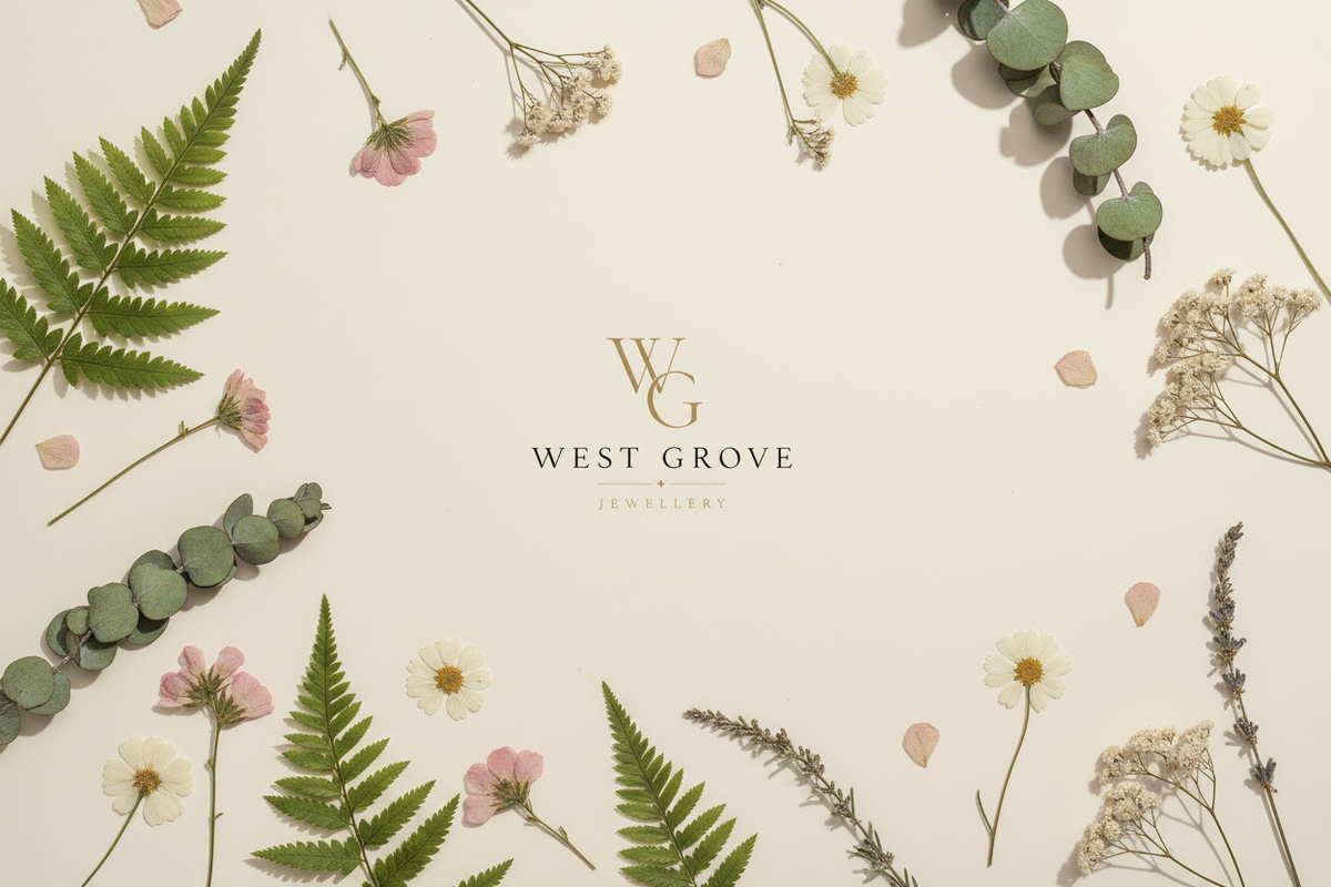 West Grove Jewellery Botanical Banner