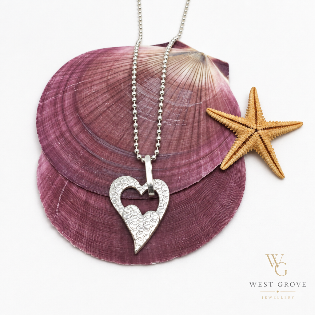 Double Heart Pendant watermarked