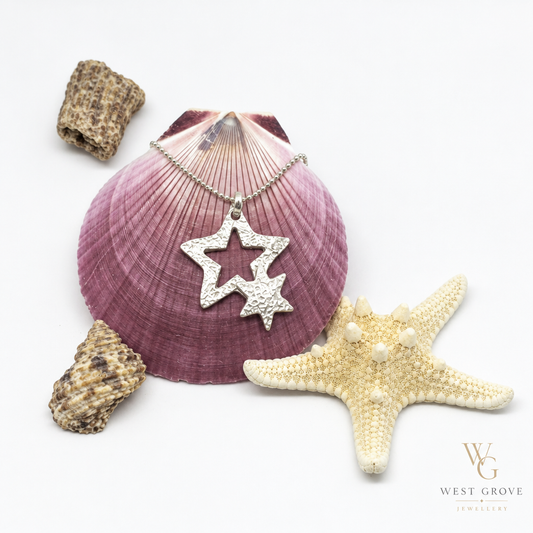 Double Star Pendant watermarked