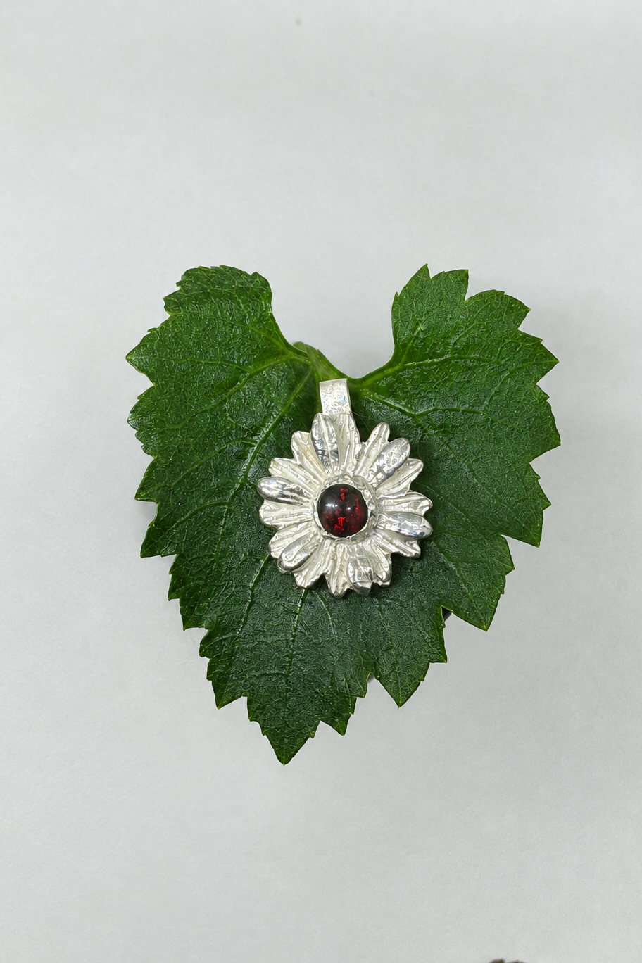 Pendant photograph with hand removed