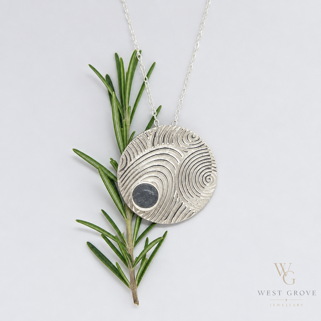 Tidal Spiral Pendant watermarked
