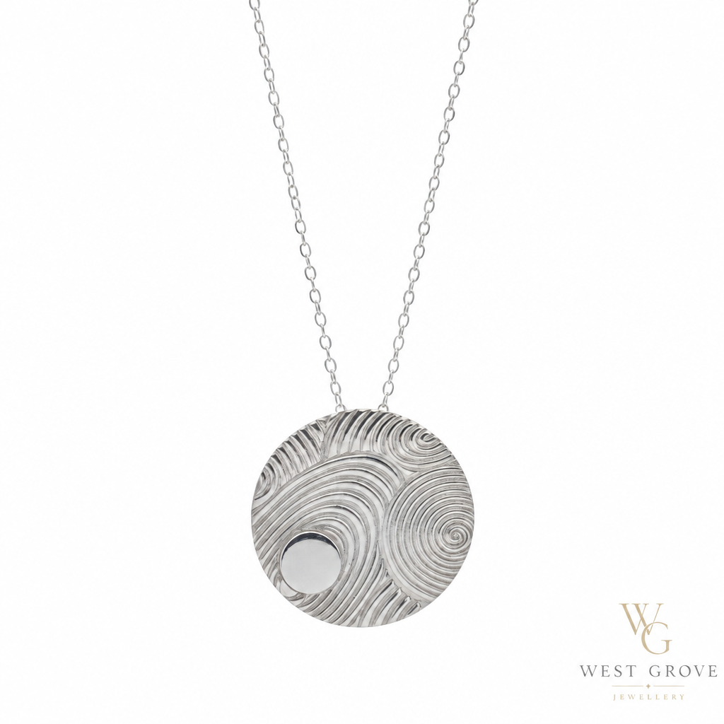 Tidal Spiral Pendant white background watermarked